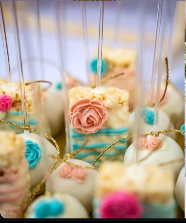 DNA Events custom cake pops and Rice Krispie treats